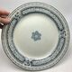 Large round dish in st. Amand earthenware and Hamage model English diametre 32.3 cm