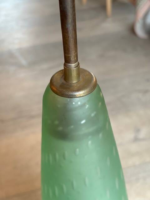 Seguso Vetri D'arte Murano glass pendant light - Italy, 1950s