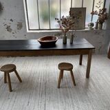 Black pine farm table 250 cm