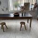 Table de ferme pin noire 250 cm