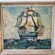 Marine painting oil on canvas old sailboat boat