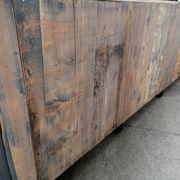Grande commode vintage en bois, 2,40m, 12 tiroirs
