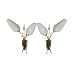 Appliques vintage laiton
