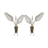 Vintage brass sconces