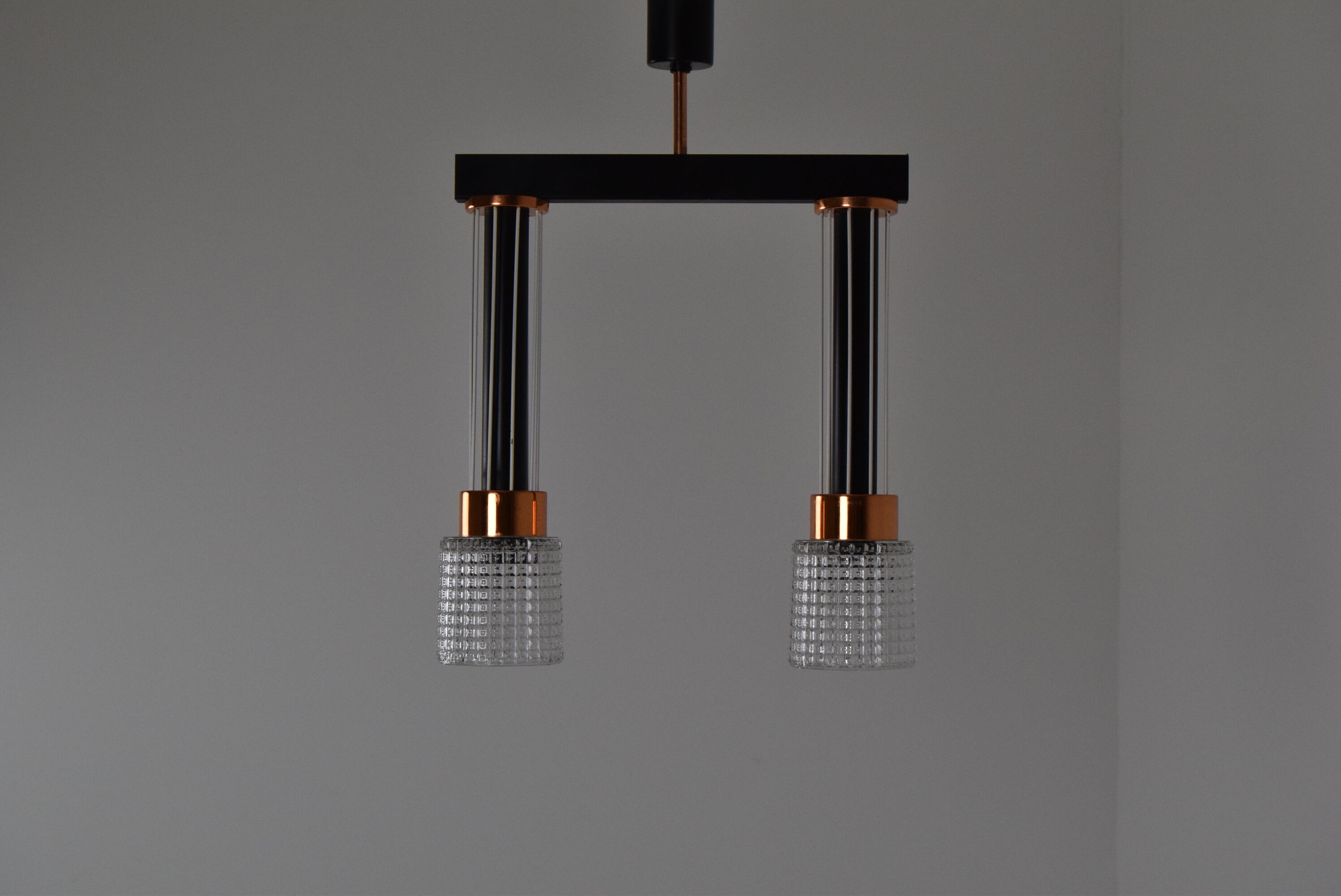 Suspension vintage de Drukov 1960's