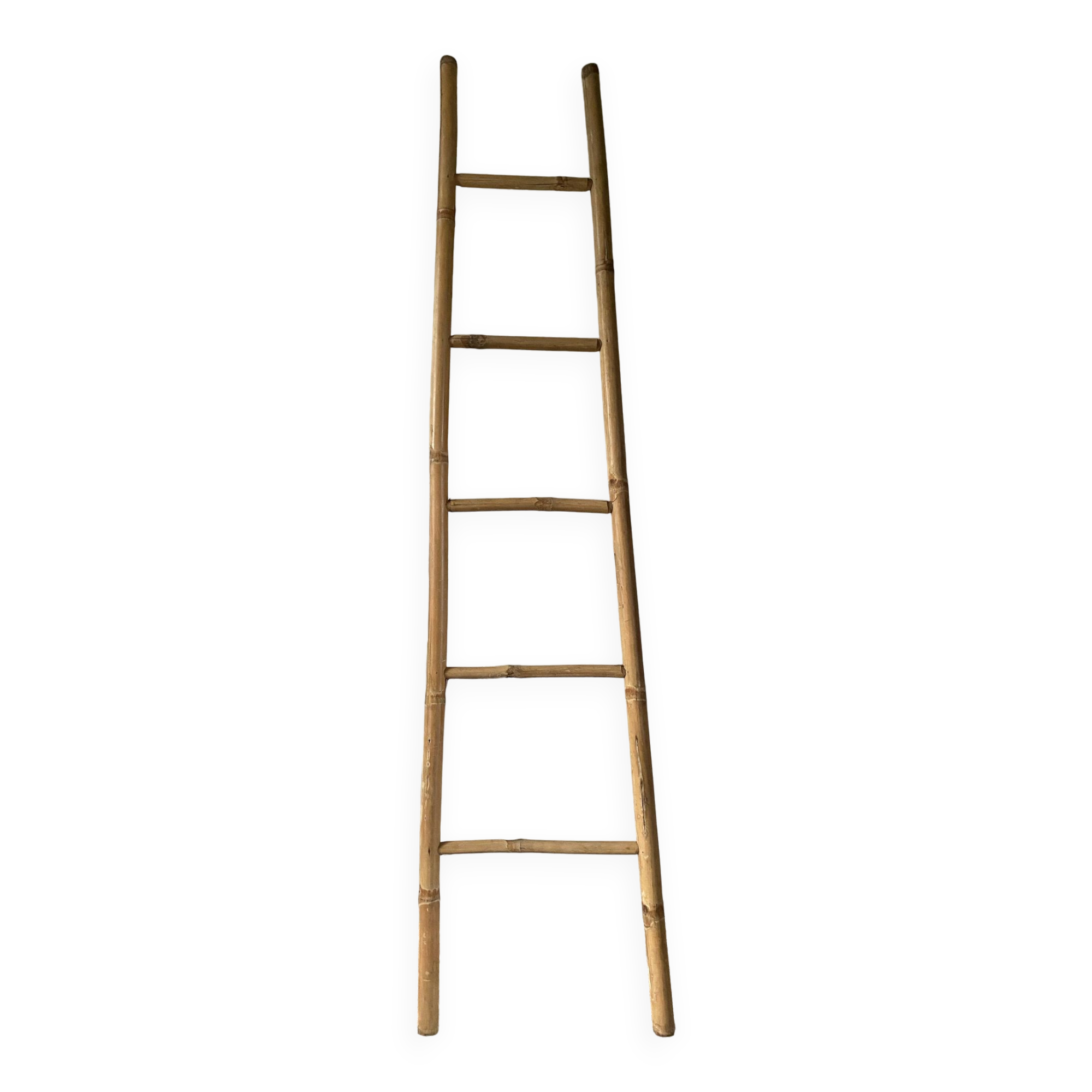 Decorative vintage bamboo ladder