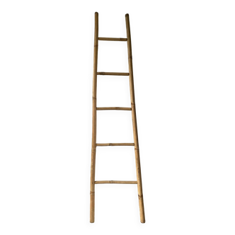Decorative vintage bamboo ladder