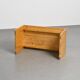 Solid pine bench, Les Arcs 1600, France