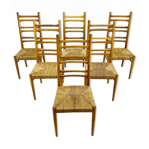 6 chaises de salle à