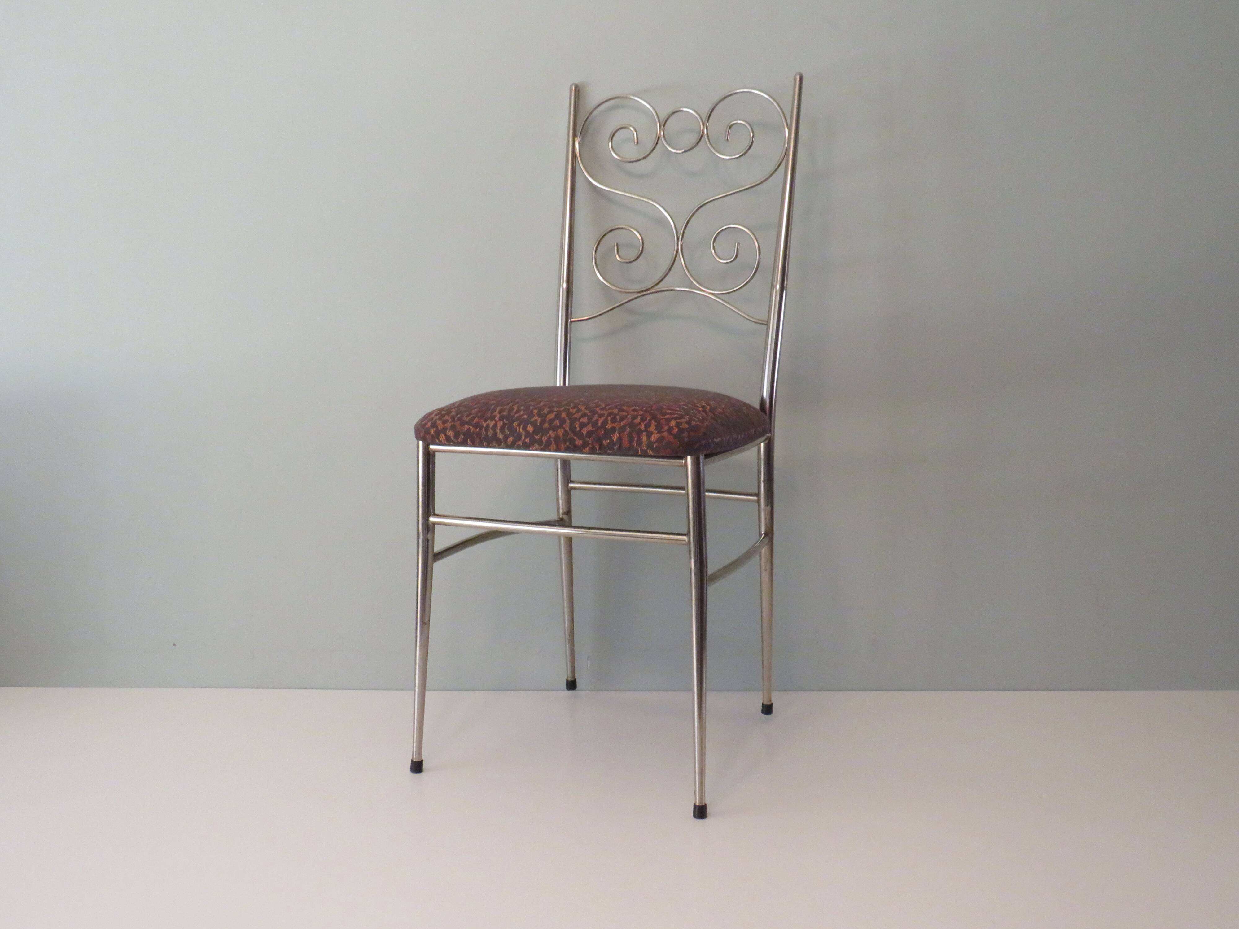 Brass chair, Italy from the 1950