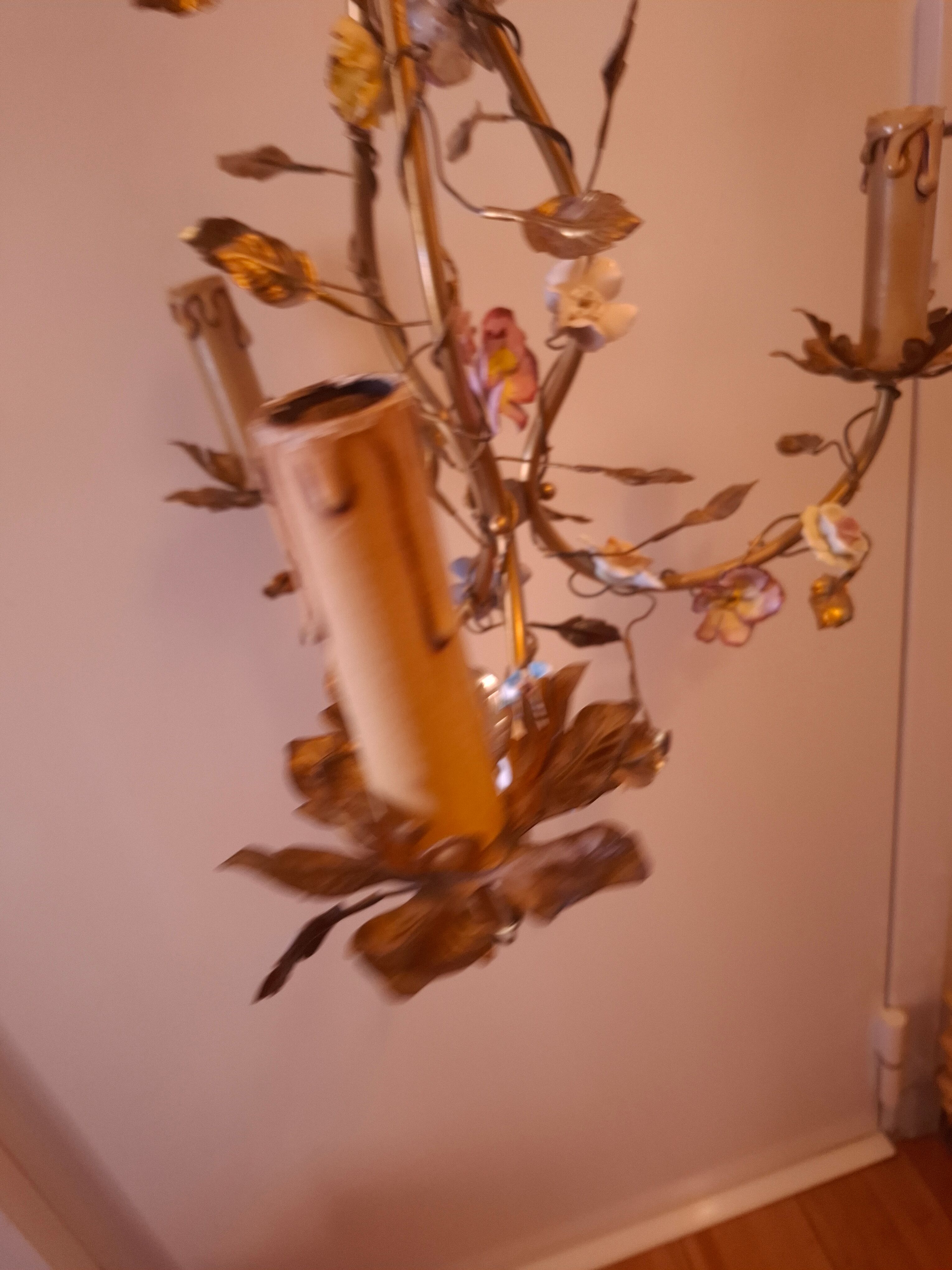 Lustre flower decoration