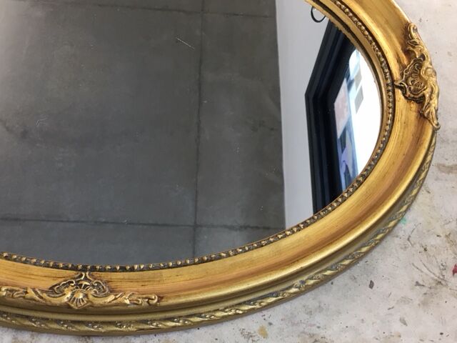 Gilded wood mirror 37x47