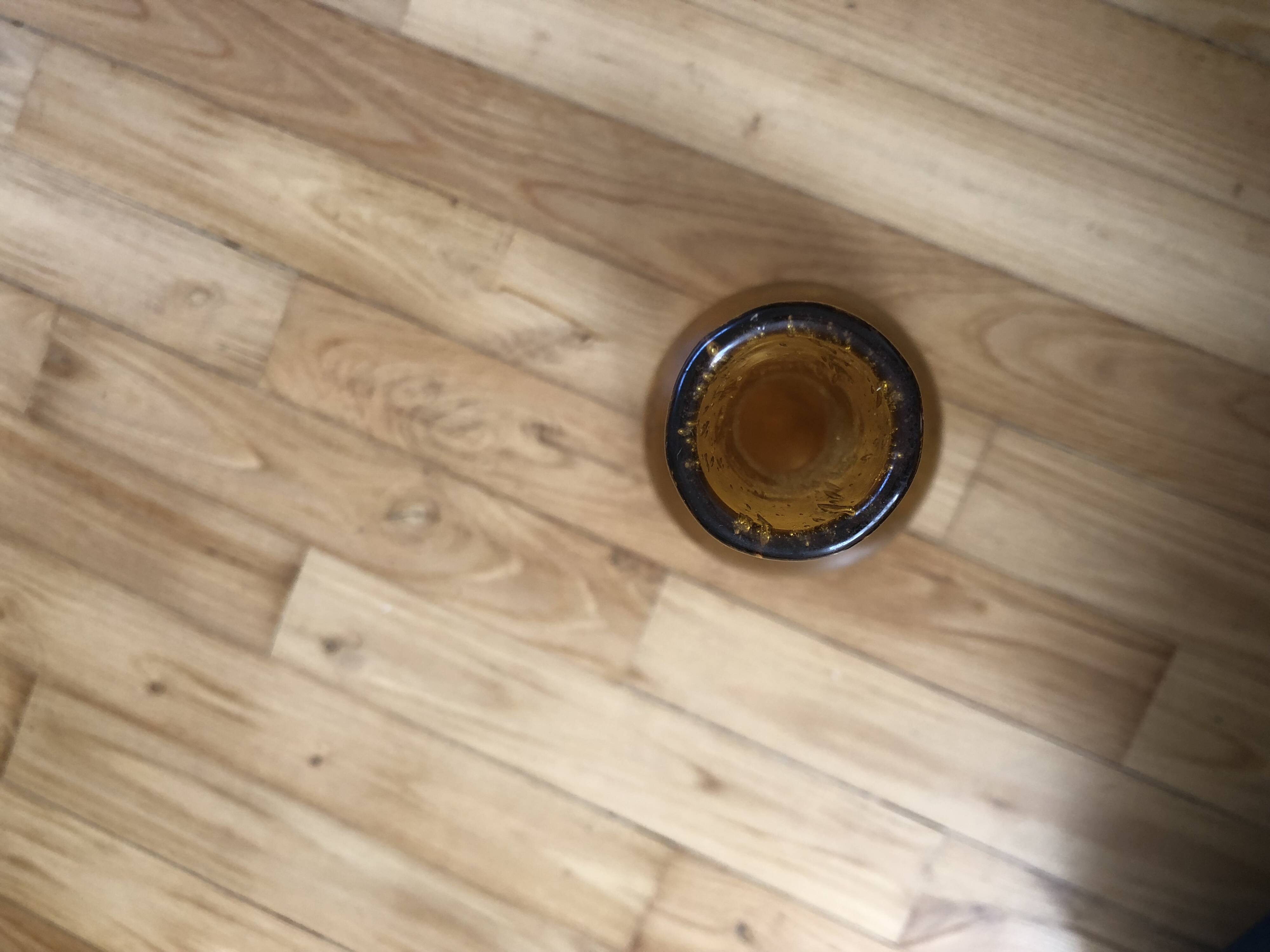 Vase soliflore en verre bullé