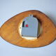 Clock pendulum design in formica Bayard- 60-70
