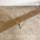 Antique elm wooden bench