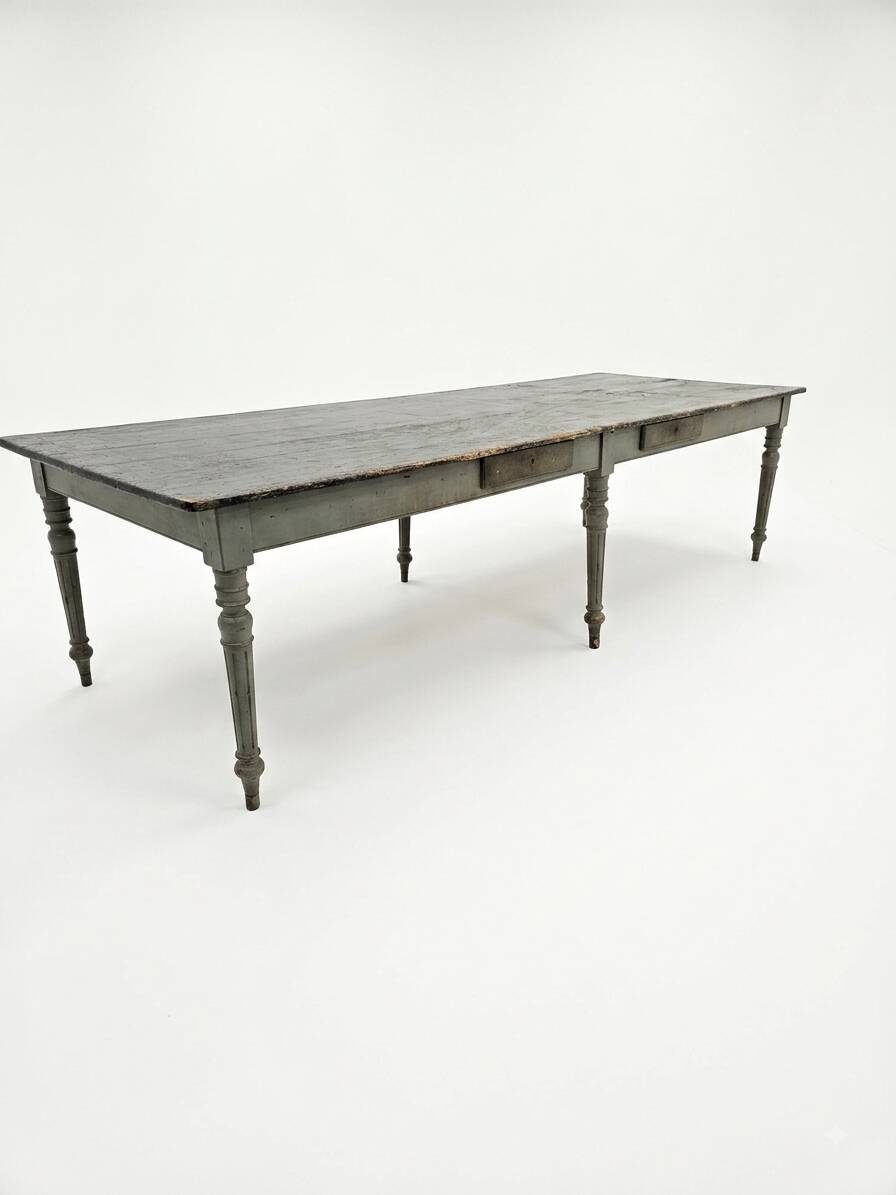 Old farmhouse table, 300 × 108cm