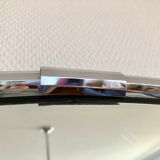 Mirror oval frame metal 50x82cm