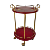 Aldo Tura barcart red round