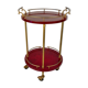 Aldo Tura barcart red round