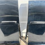 Set of 2 KARTEL One More Please counter stools in matte black by Philippe Starck