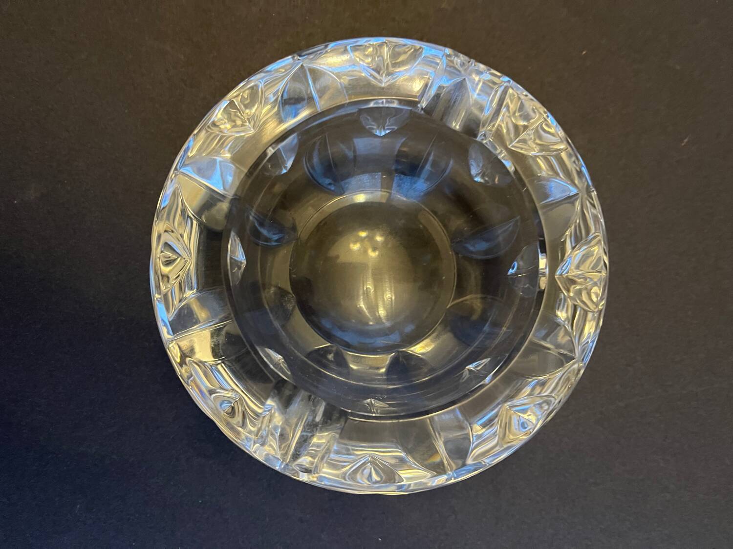 Baccarat crystal ashtray