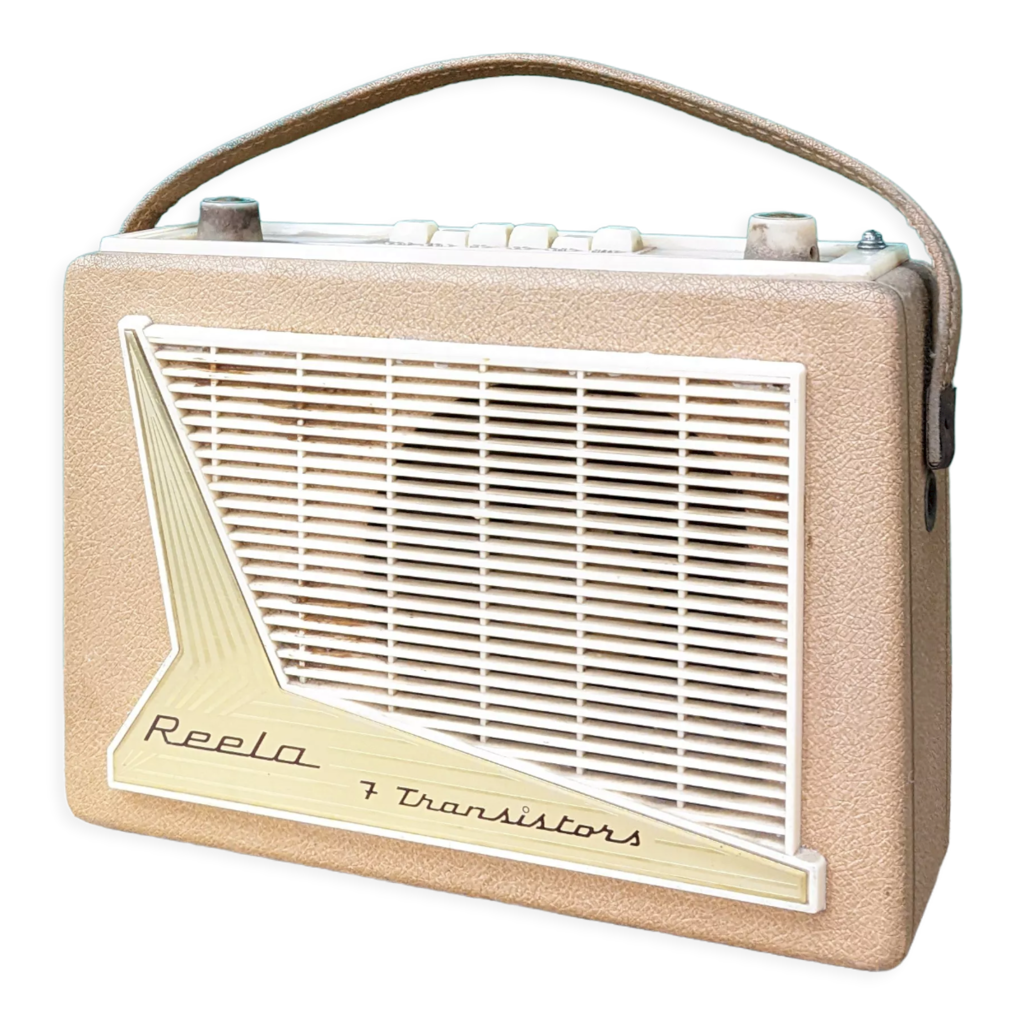 Poste de Radio TSF vintage REELA modèle Rythme 57