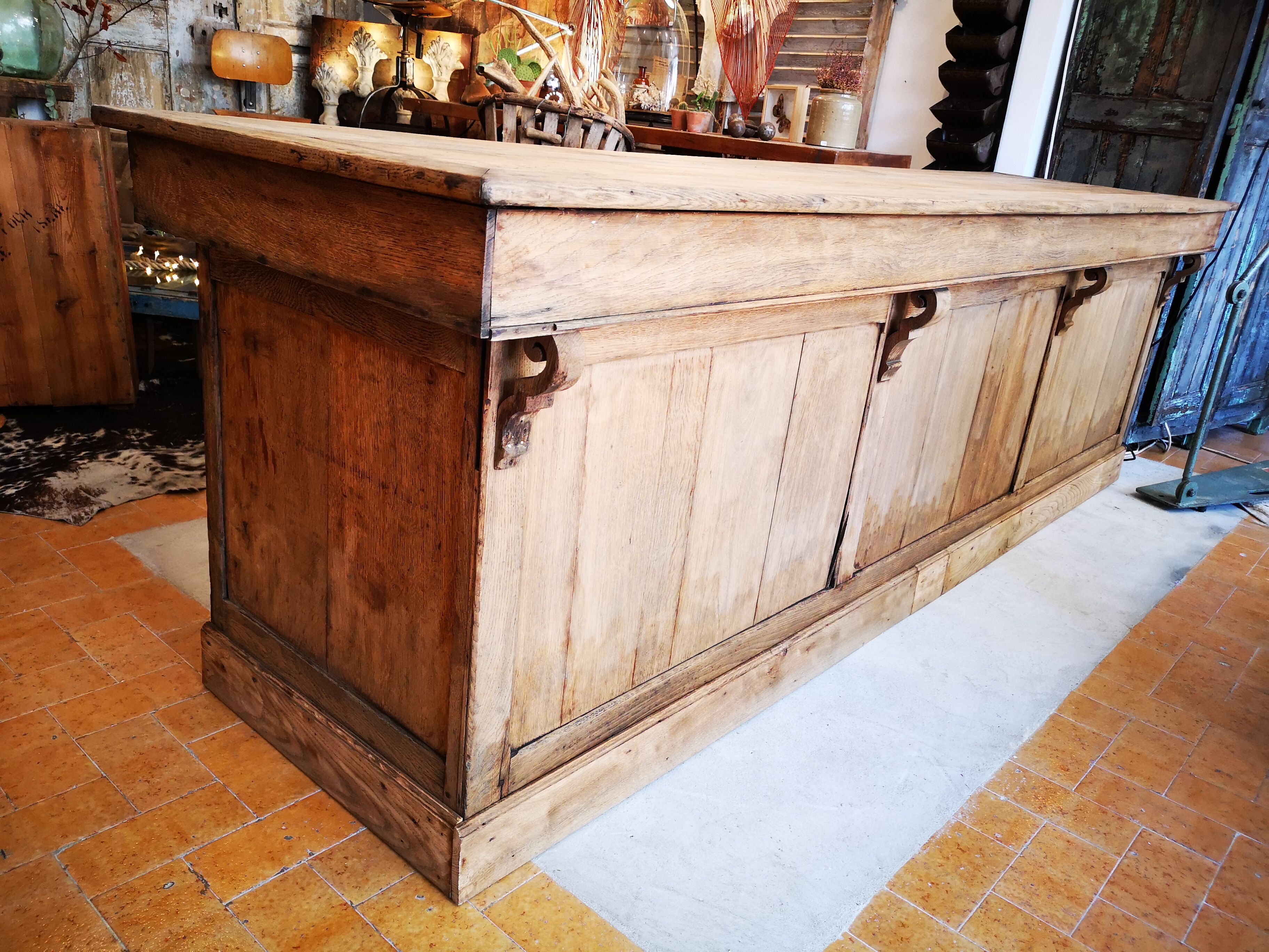 Old store counter