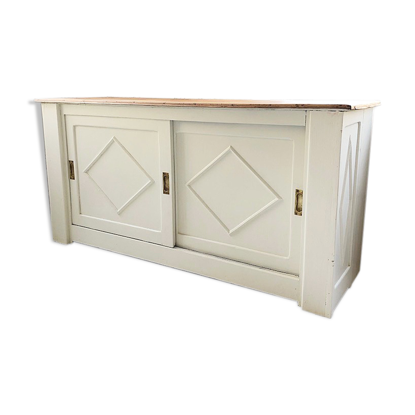 White sliding craft furniture