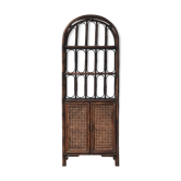 Vintage rattan shelf