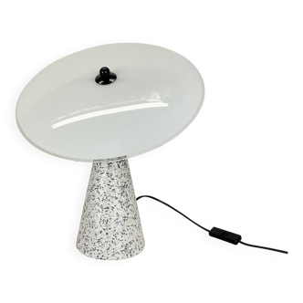 Rare Postmodern Terrazzo Table Lamp 'EON' in Memphis Style by IKEA, Sweden 1990s