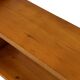 Vintage wooden wall shelve rack in pinewood minimalist design