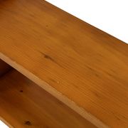 Vintage wooden wall shelve rack in pinewood minimalist design