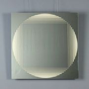 Vintage mirror FontanaArte Brama design Gianni Celada Italy 1970s
