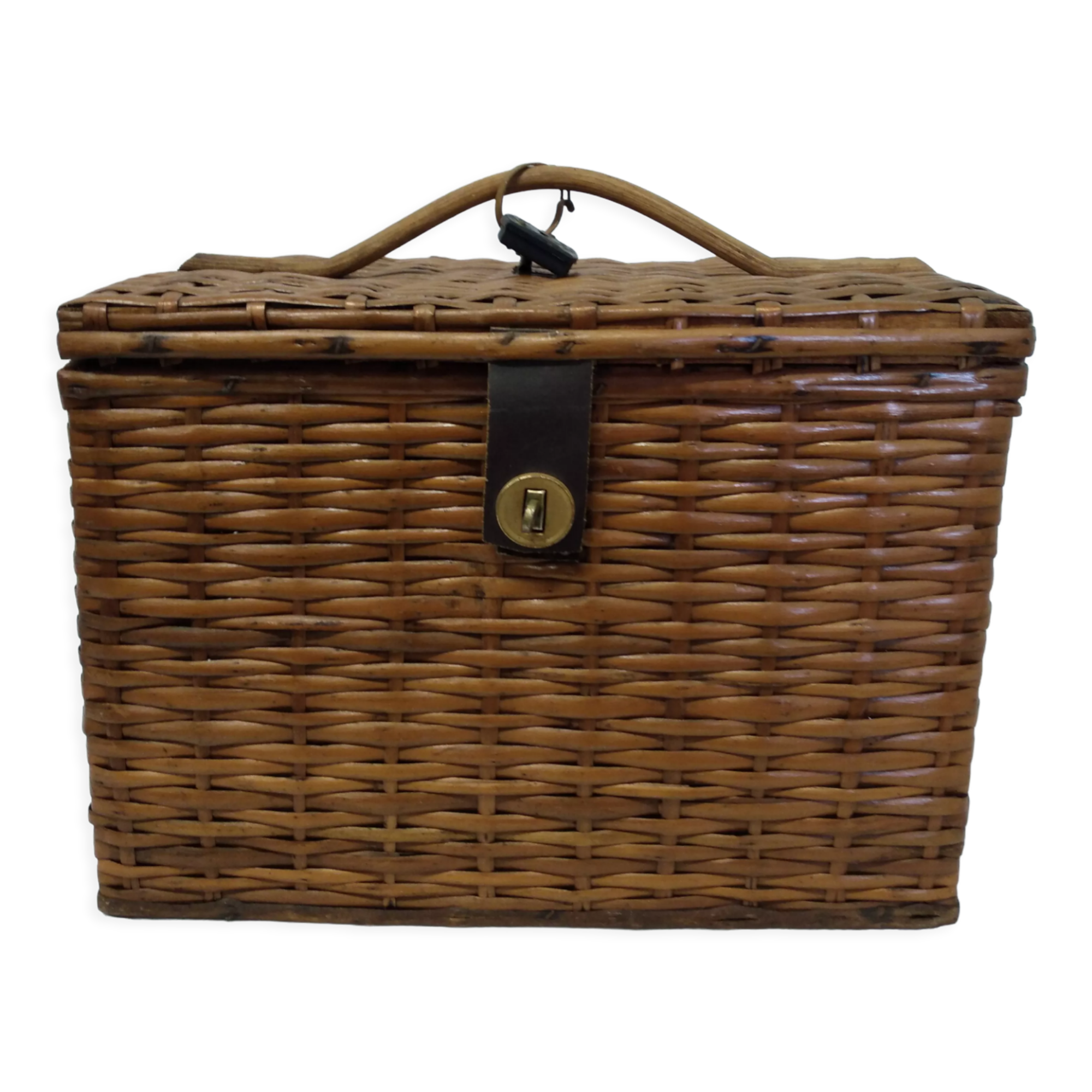 Vintage wicker box