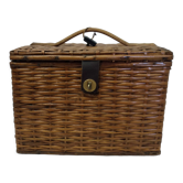 Vintage wicker box