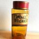 Jar "Anchusa officinalis" brown glass