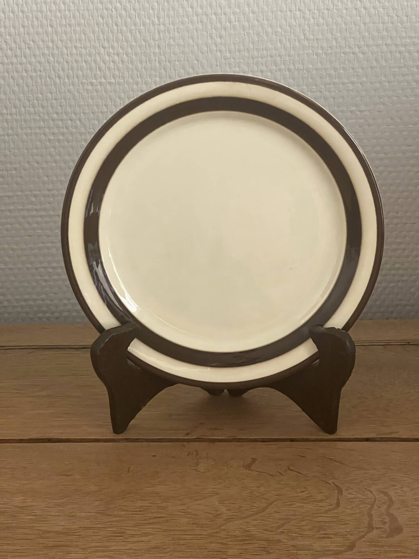 6 Italian dessert plates Pagmossin in ceramic