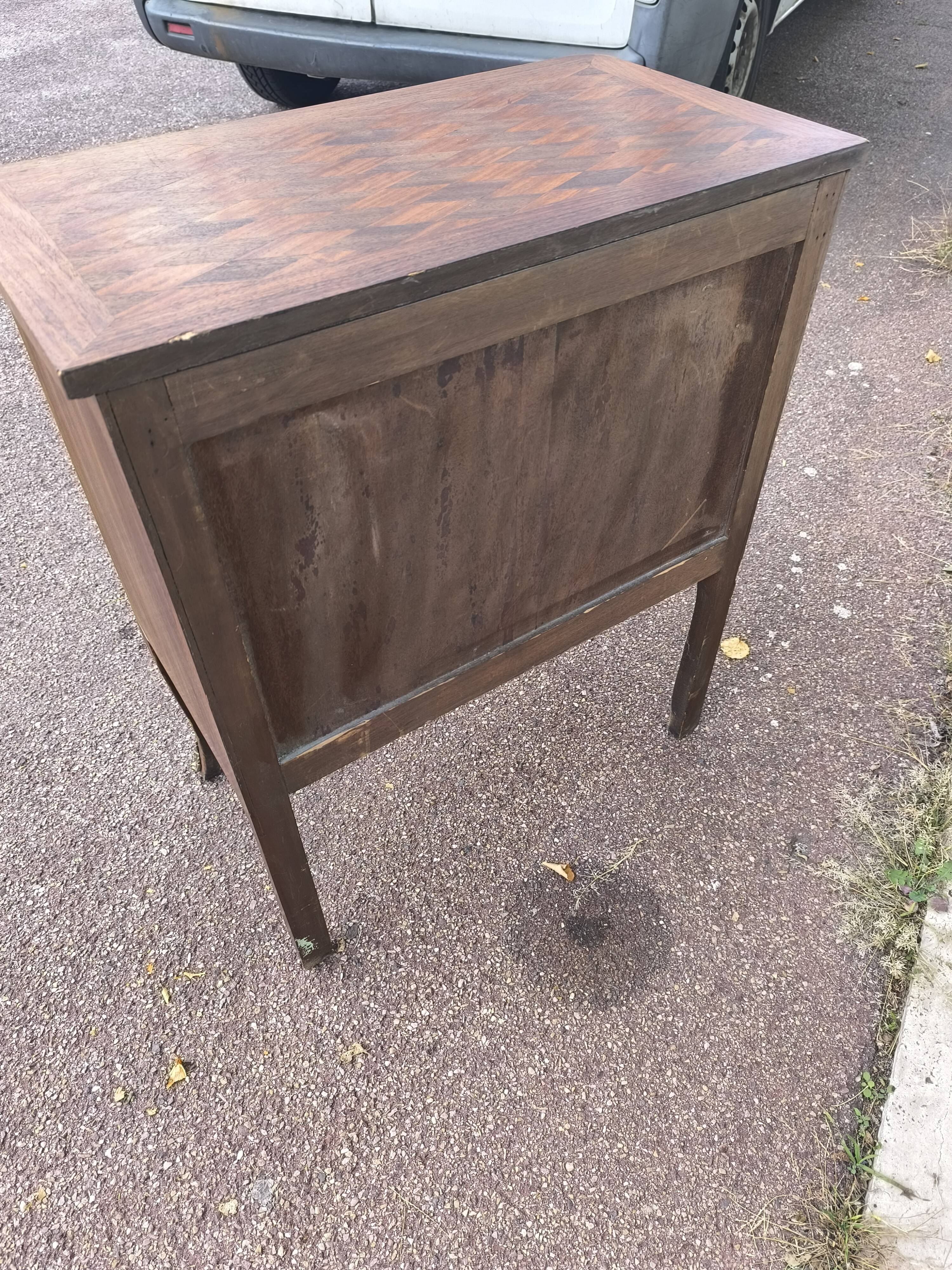 Small Louis XVI Style Marquetry Chest of Drawers Circa 1930/1950