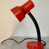 Vintage red metal lamp