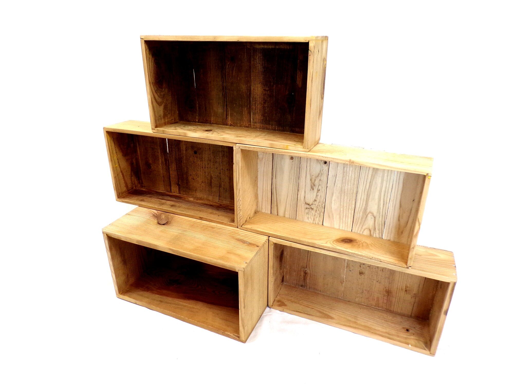Lot of 5 vintage storage lockers