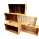 Lot of 5 vintage storage lockers