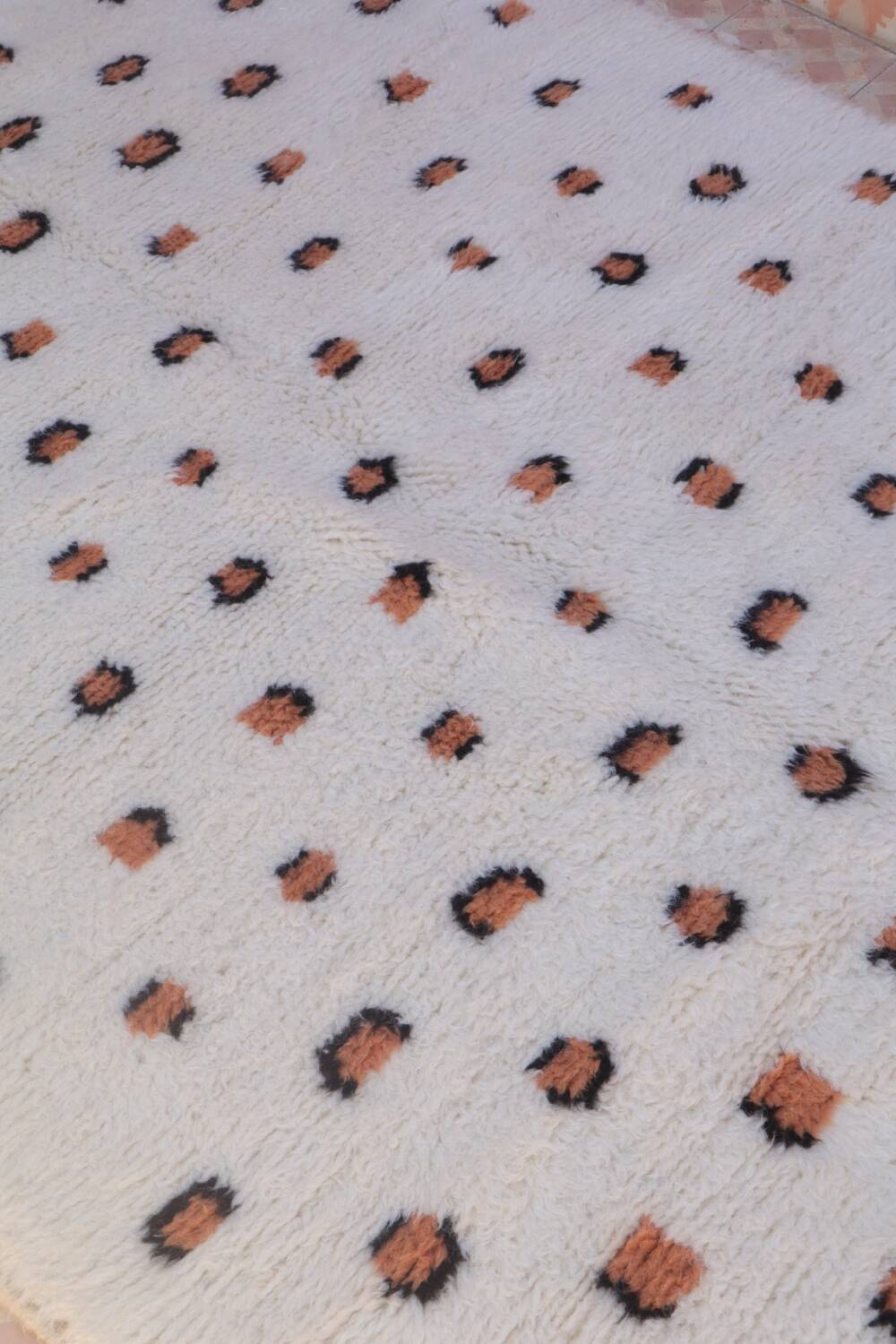 Tapis berbère léopard fait-main