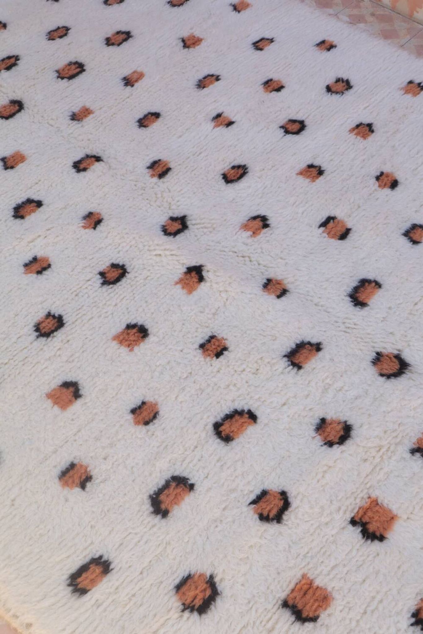 Tapis berbère léopard fait-main