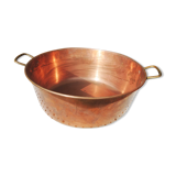 Old jam basin in copper