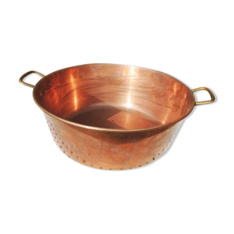 Ancienne bassine confiturier en cuivre