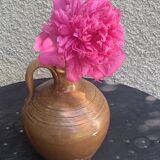 Carafe, Cruche, gargoulette en gres vernissé, made in france, vintage
