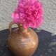 Carafe, jug, gargoulette in glazed stoneware, made in France, vintage