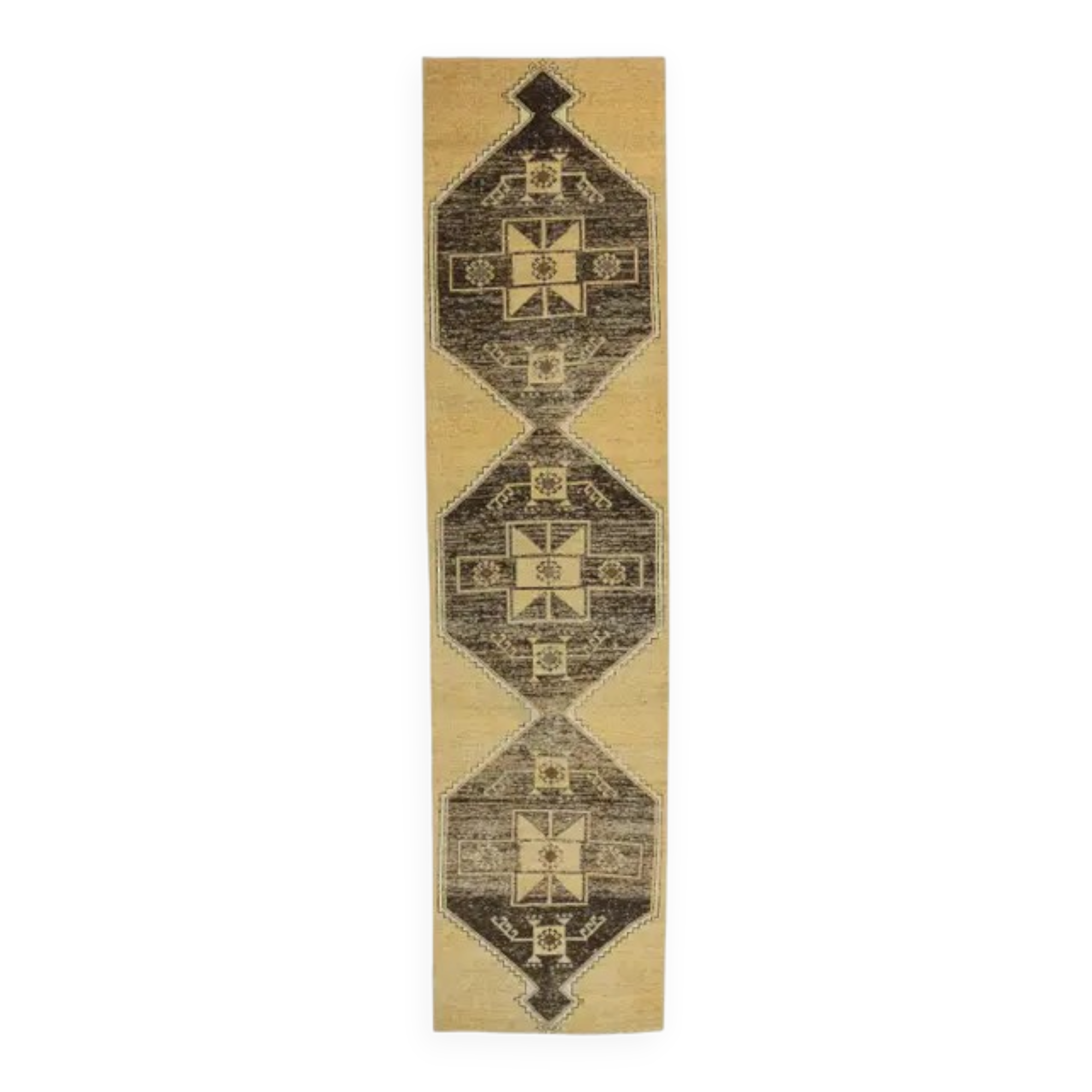 1970s Turkish Oushak Anatolian Wool Rug 88x362