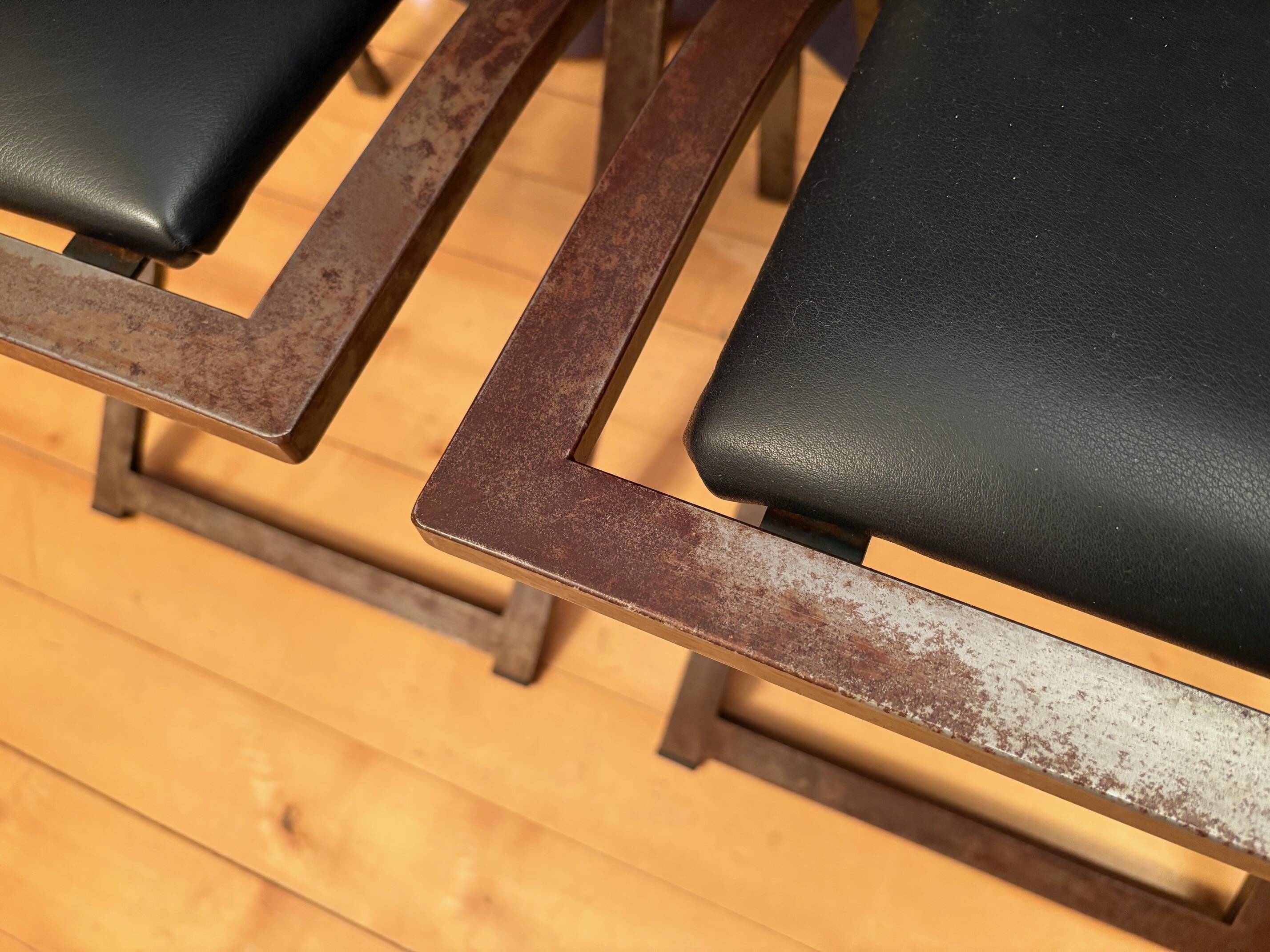 Pair of Sinus chairs designed by Karl Friedrich Förster, KFF, Germany, 1990