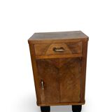Tables de chevet italiennes élégantes de style art déco des années 1940/1950.